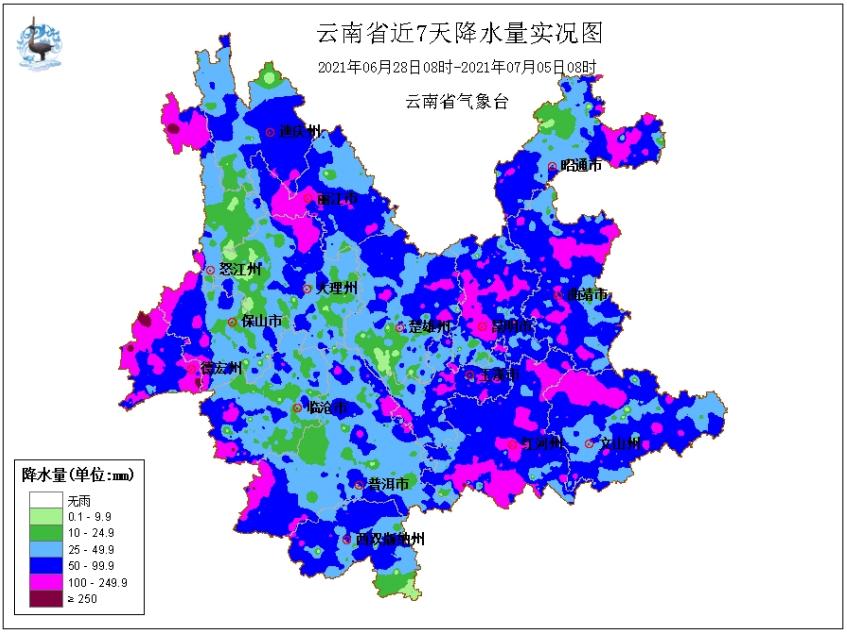 云南暴雨最新数据分析